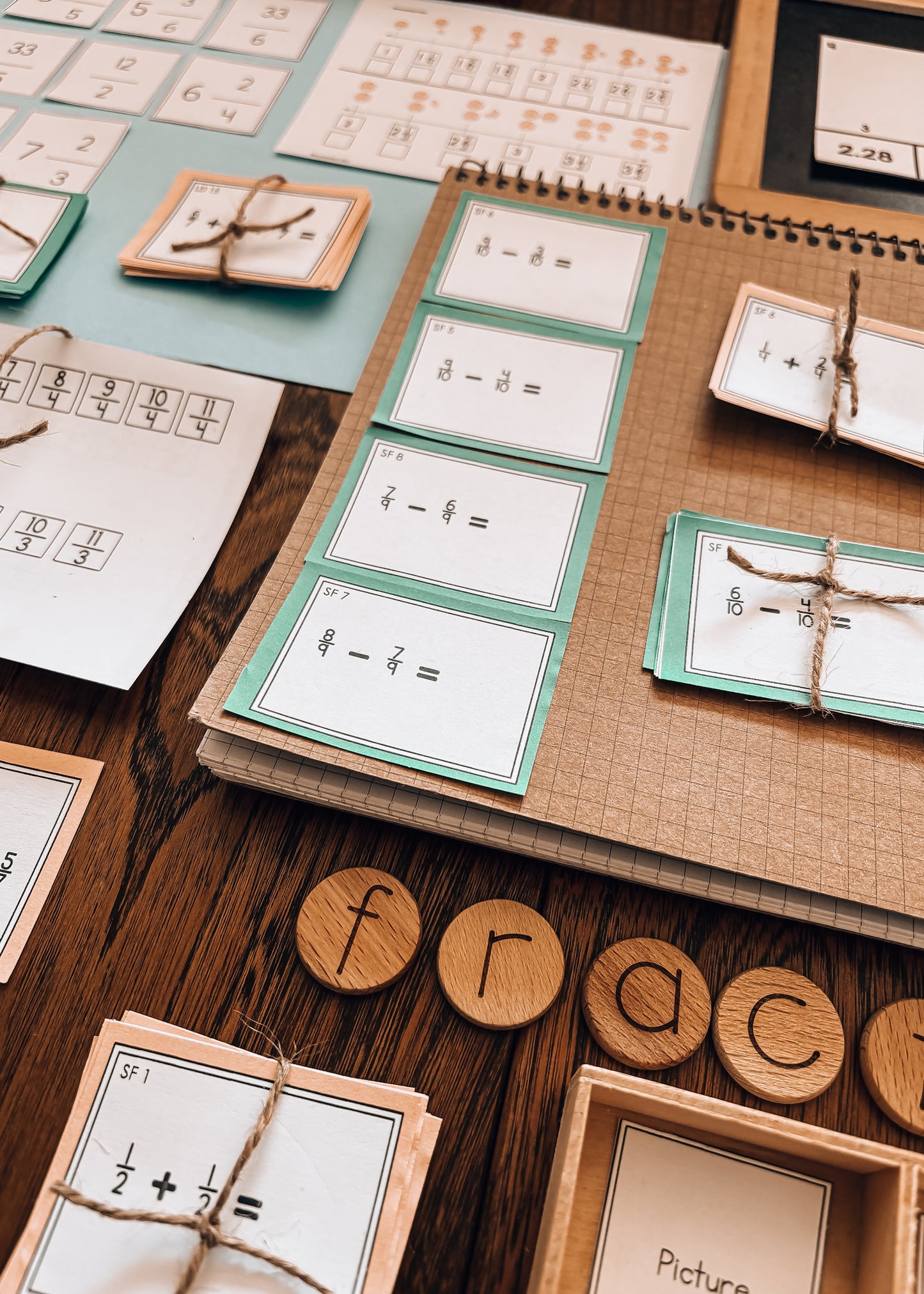 Montessori Fraction Bundle (Hands-On Activities & Task Cards)