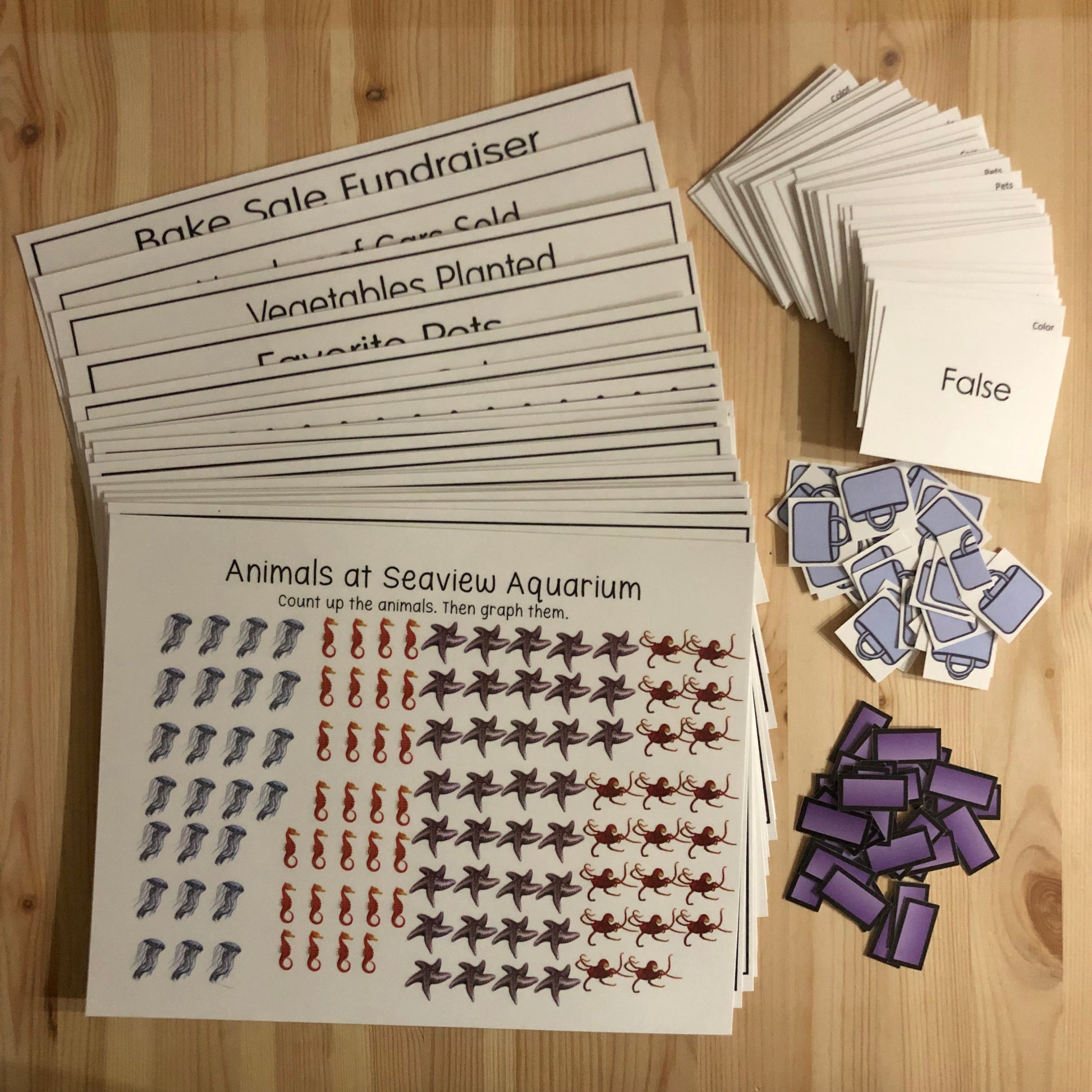 Self Correcting independent Graphing activities - subscription - montessorikiwi