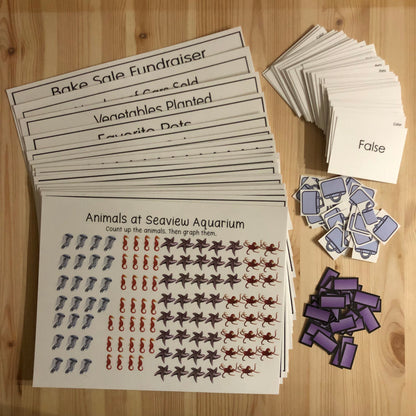 Self Correcting independent Graphing activities - subscription - montessorikiwi