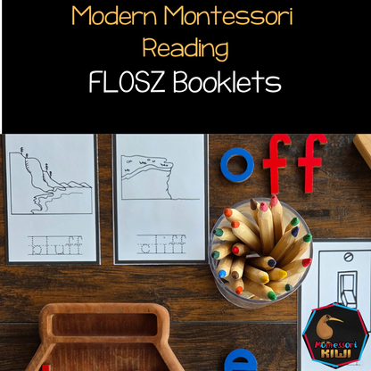 Montessori Phonics Booklets (FLOSZ Sounds) (Ages 5–8) – Build Reading Fluency with Science of Reading