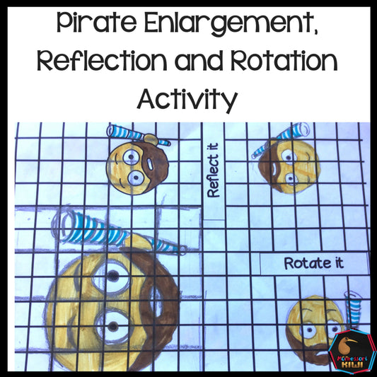 Enlargement, Reflection, Rotation Activity - subscription - montessorikiwi