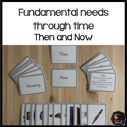 Fundamental Needs then/now (cosmic) - subscription - montessorikiwi