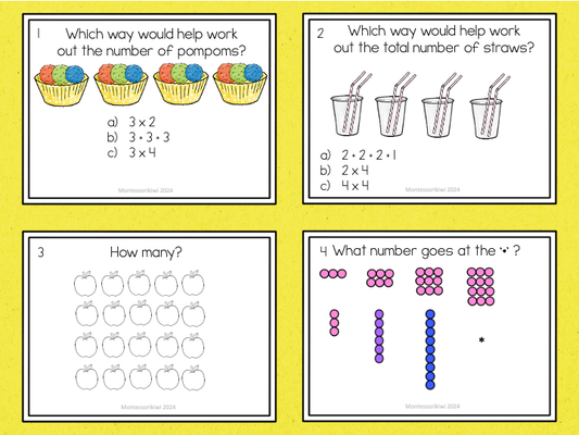 Multiplication equation task cards (SUBSCRIBER EXCLUSIVE) (subscription)