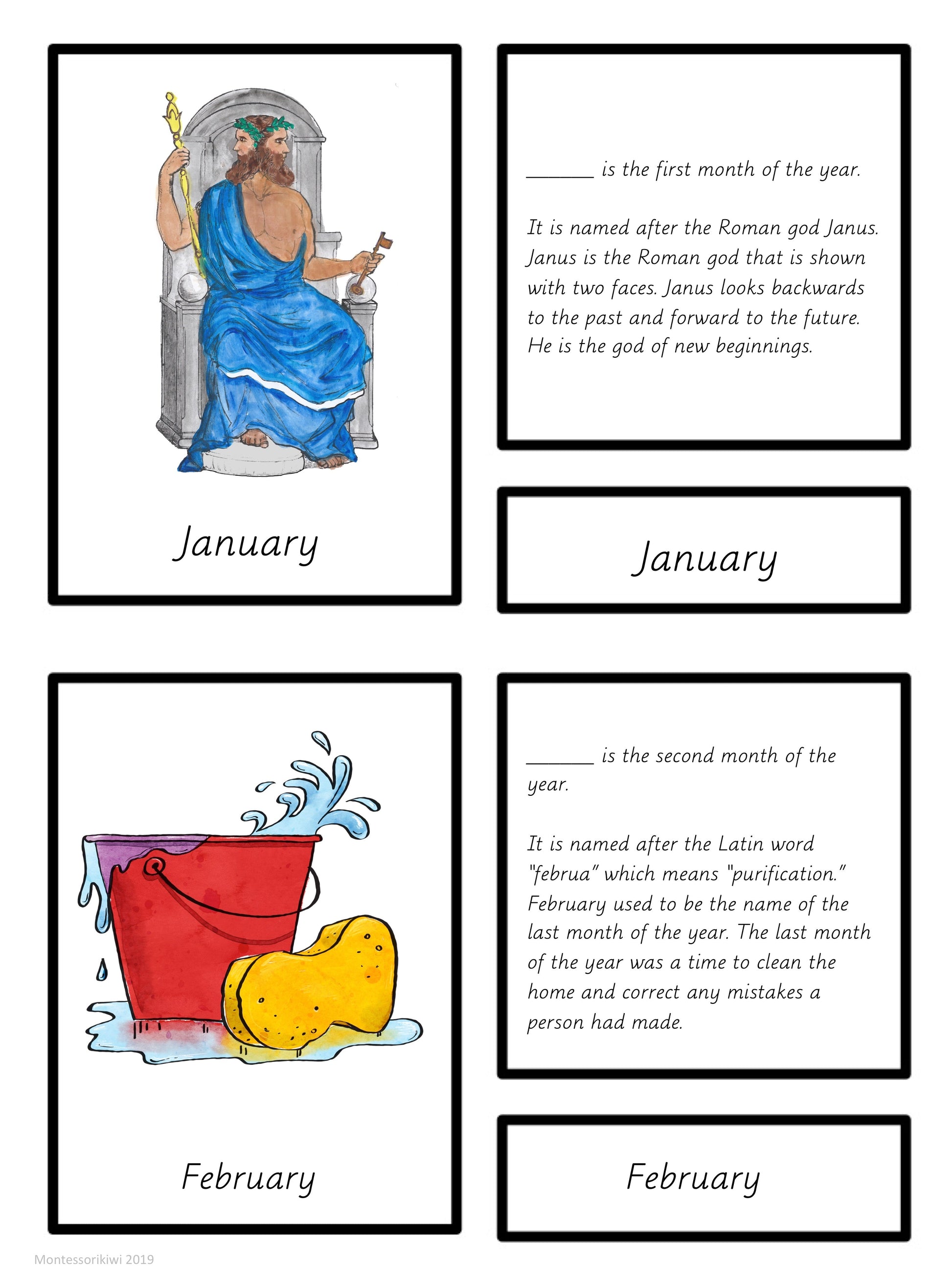 Montessori  Measurement: Teaching Time - subscription - montessorikiwi