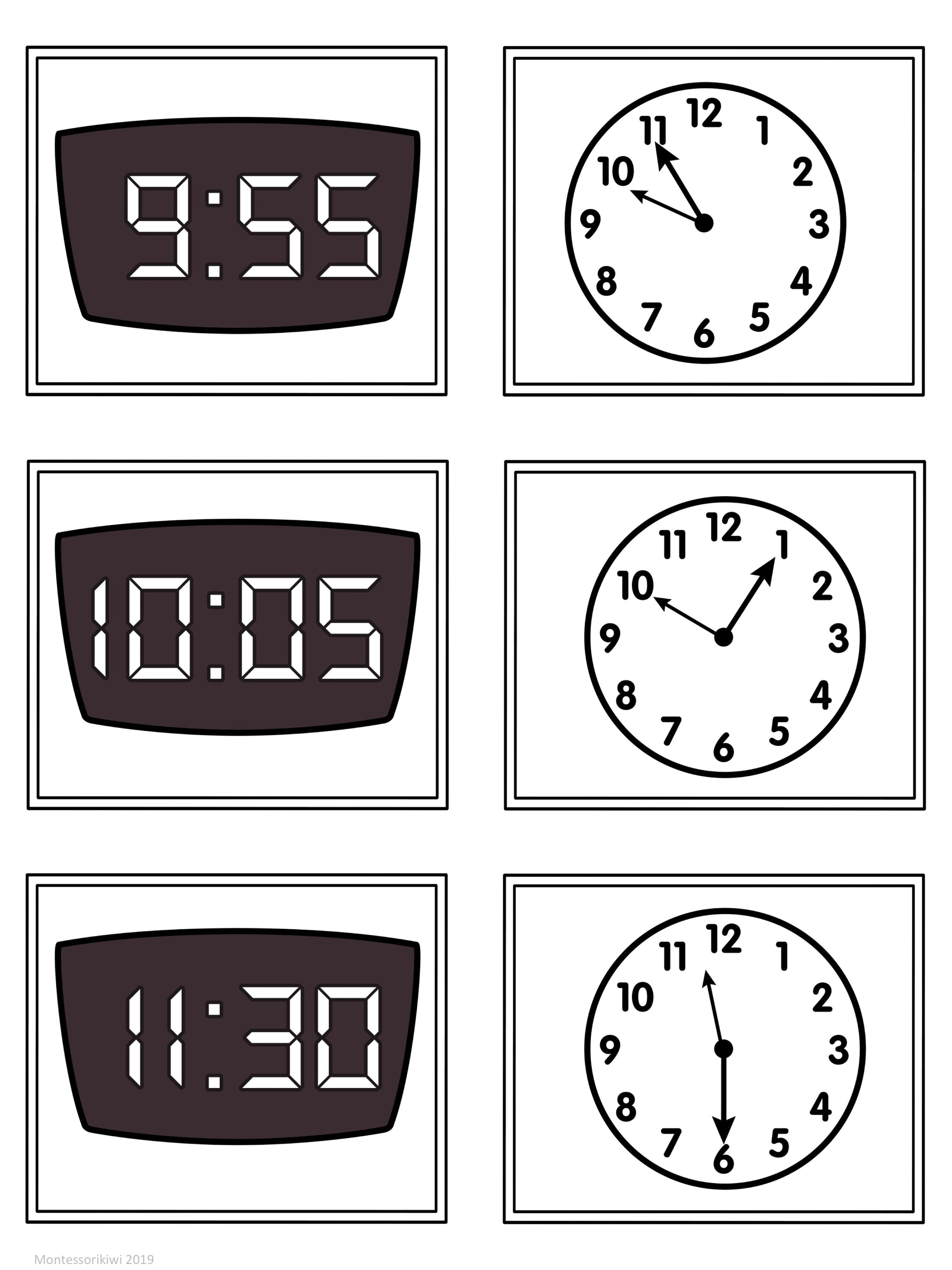 Montessori  Measurement: Teaching Time - subscription - montessorikiwi