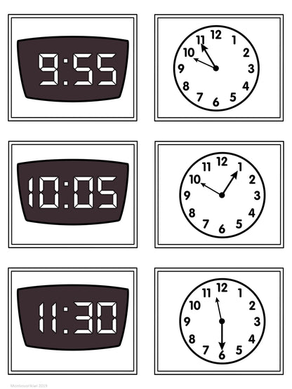 Montessori  Measurement: Teaching Time - subscription - montessorikiwi