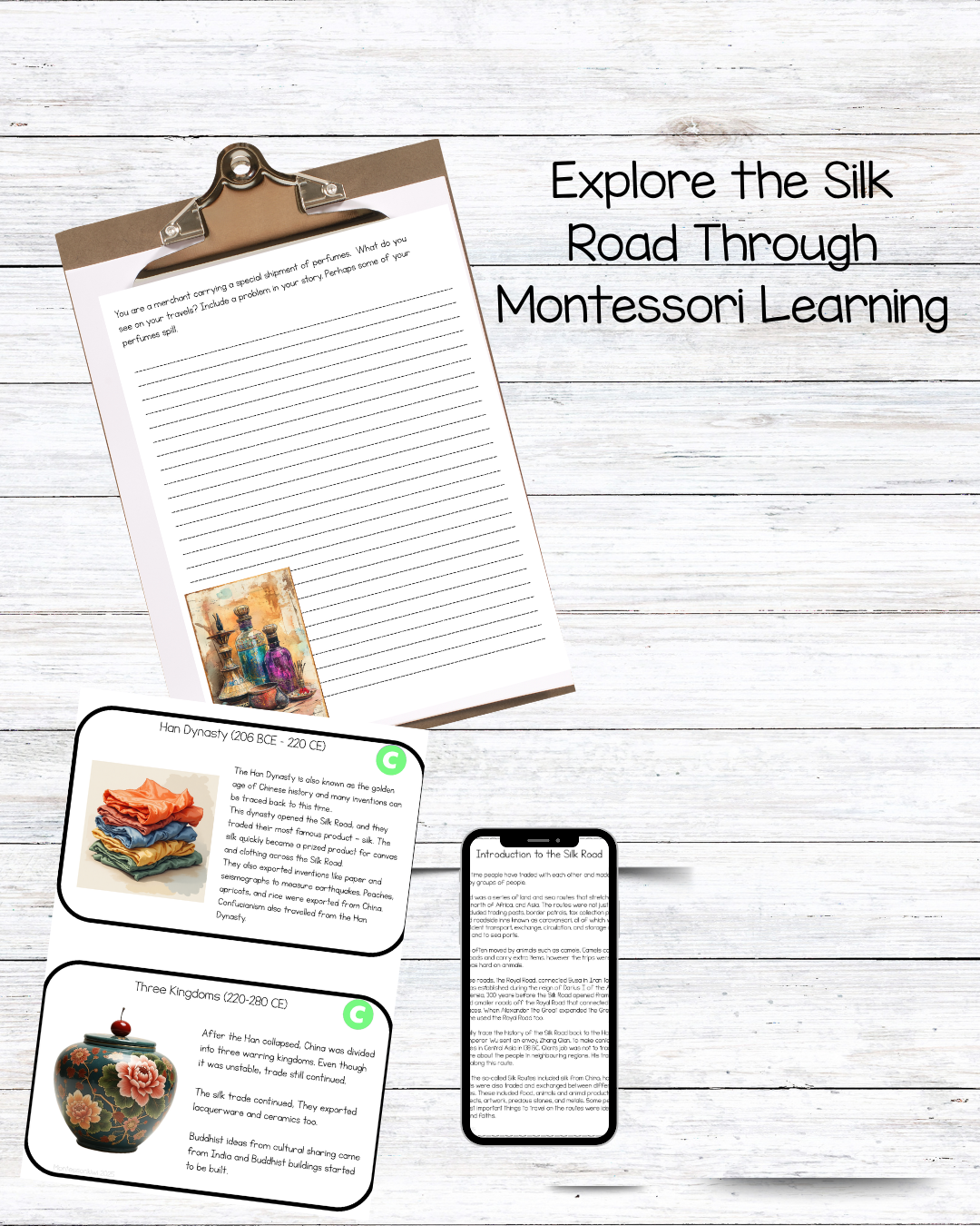 Montessori Silk Road Study (Ages 8–12) – Explore Trade, Culture & History Through Engaging Activities