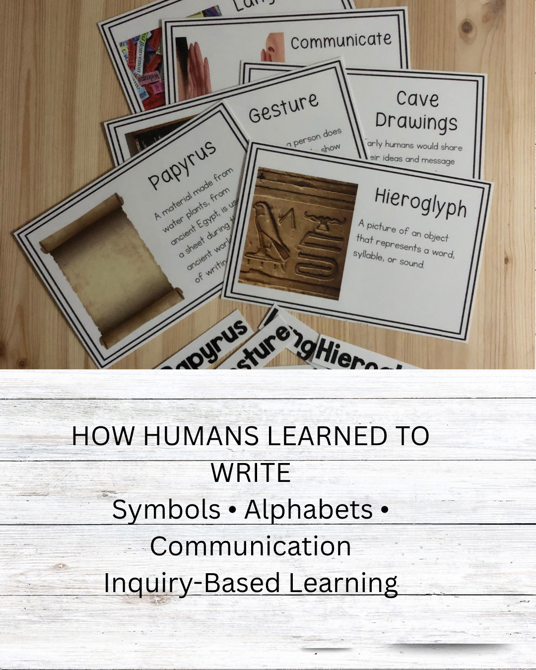 Montessori Fourth Great Story Bundle: The Coming of Language | Cosmic Education Printable Activities