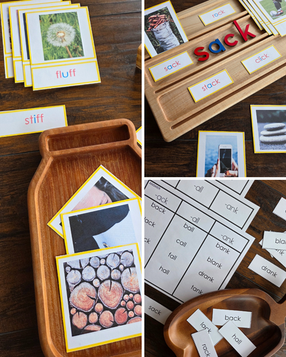 Modern Montessori Science of Reading Bundle , Modern Learn to Read Bundle for home and school (For ages 4-8)
