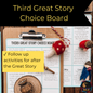 Third Great Story Choice Board | Montessori Cosmic Education Follow-Up Activities for Kids(cosmic)
