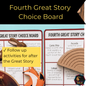 Fourth Great Story Choice Board Montessori | Cosmic Education Follow-Up Activities for Kids(cosmic) (cosmic)