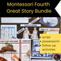 Montessori Fourth Great Story Bundle: The Coming of Language | Cosmic Education Printable Activities