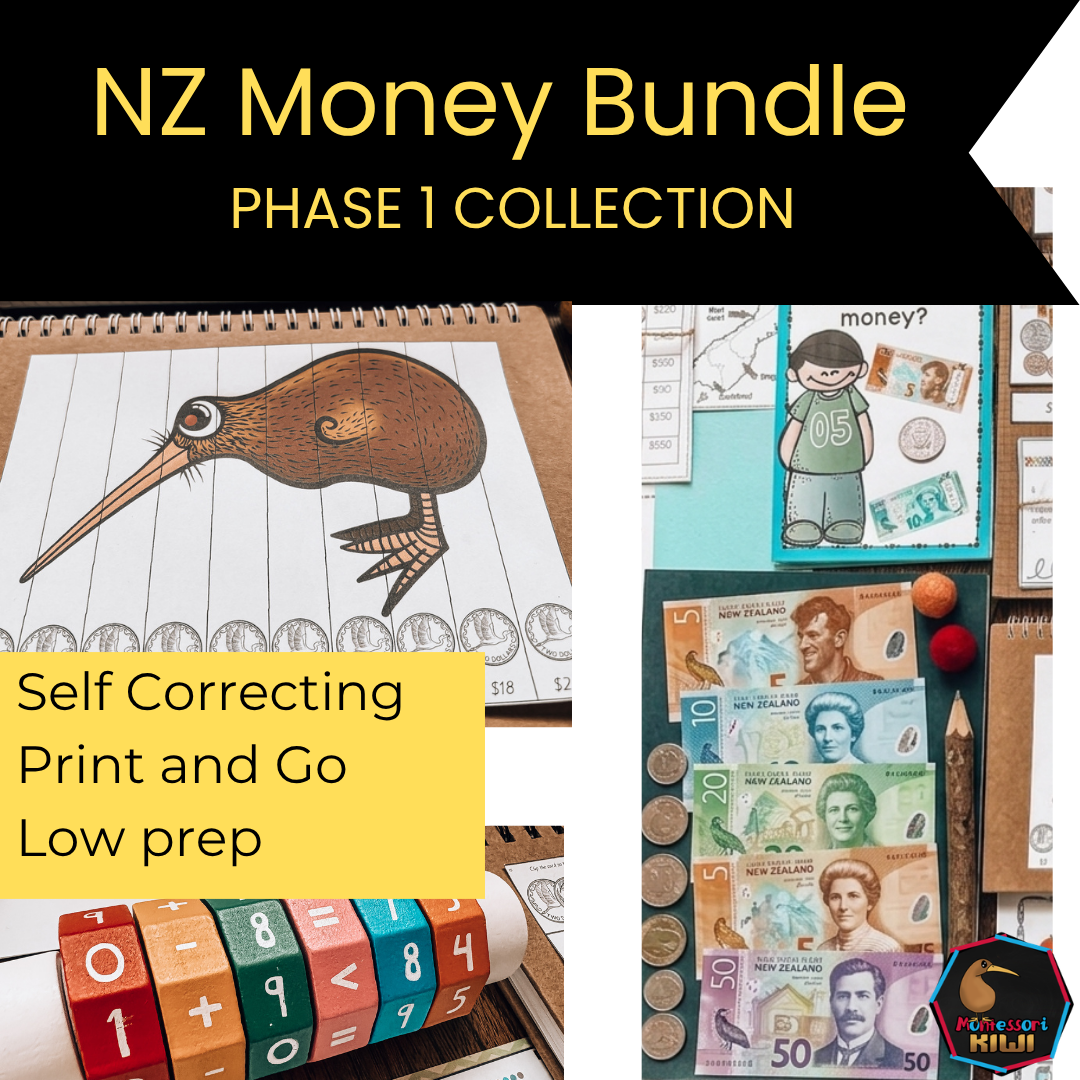 New Zealand Money Bundle Level 1 | NZ Coins, Notes & Financial Literacy Activities