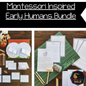 Montessori Early Humans Bundle for Cosmic Education & Timeline of Life Studies (Montessori Inspired)