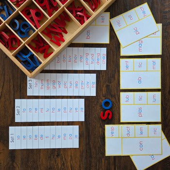 Modern Montessori Reading SOR Open and Closed Syllable Activities