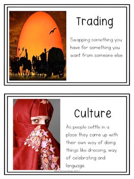Vocab words for Third Great Story (cosmic) (subscription) - montessorikiwi