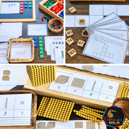 Place Value Bundle - montessorikiwi