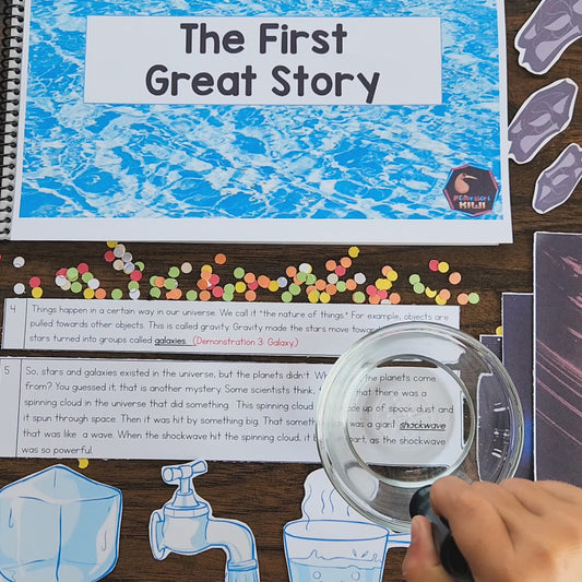 Montessori First Great Story Script and Powerpoint (cosmic)