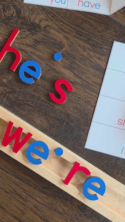 Contractions Folding Activity | Science of Reading & Montessori Literacy (literacy)