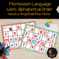 Hands-On Alphabet Alphabetical Order Activities | Montessori Literacy Printable (literacy)