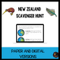 New Zealand Scavenger Hunt works with Google Classroom™ - Digital - montessorikiwi