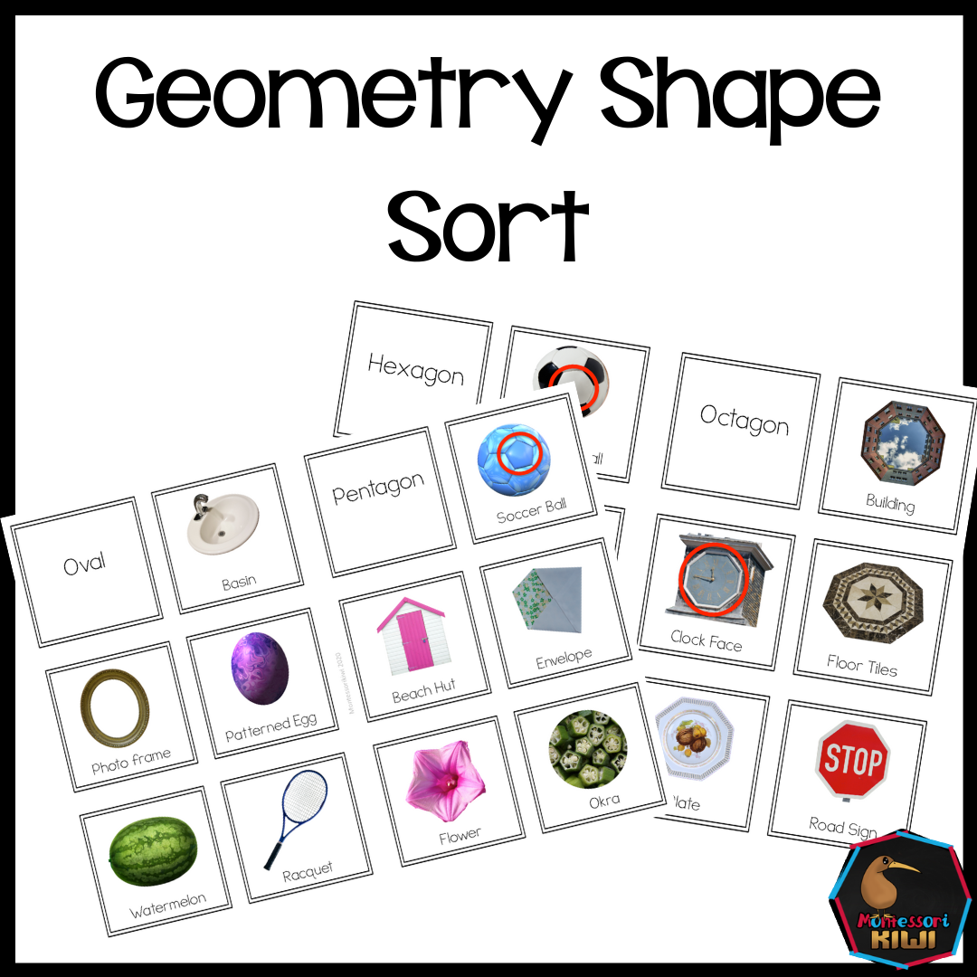Geometry Shape Sort - montessorikiwi