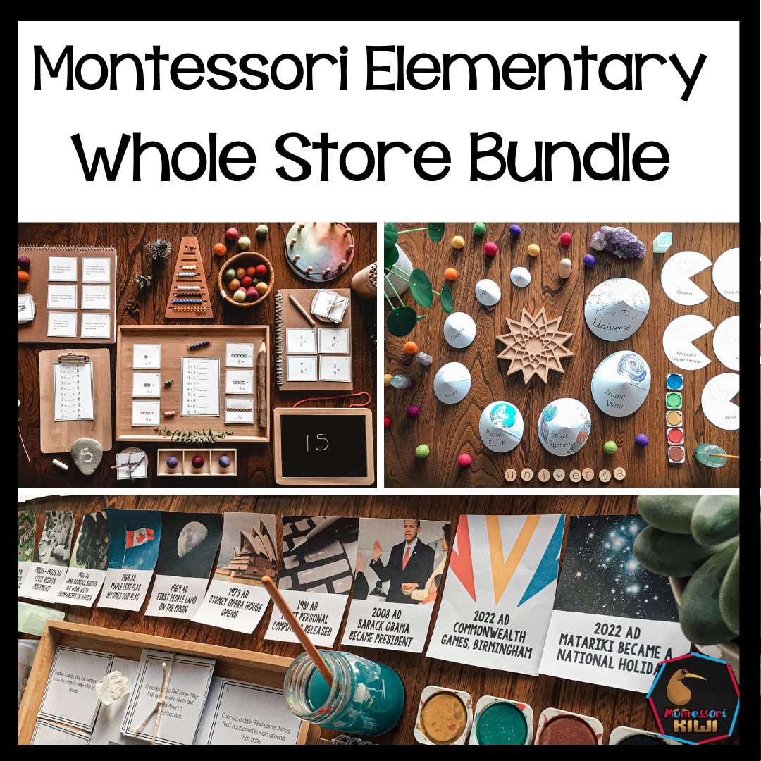 Montessori Store Bundle - montessorikiwi