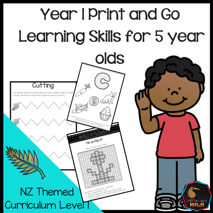 Year 1 Early Learning Skills #distancelearning - montessorikiwi