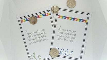 New Zealand Money Level 3: Place Value Addition - montessorikiwi