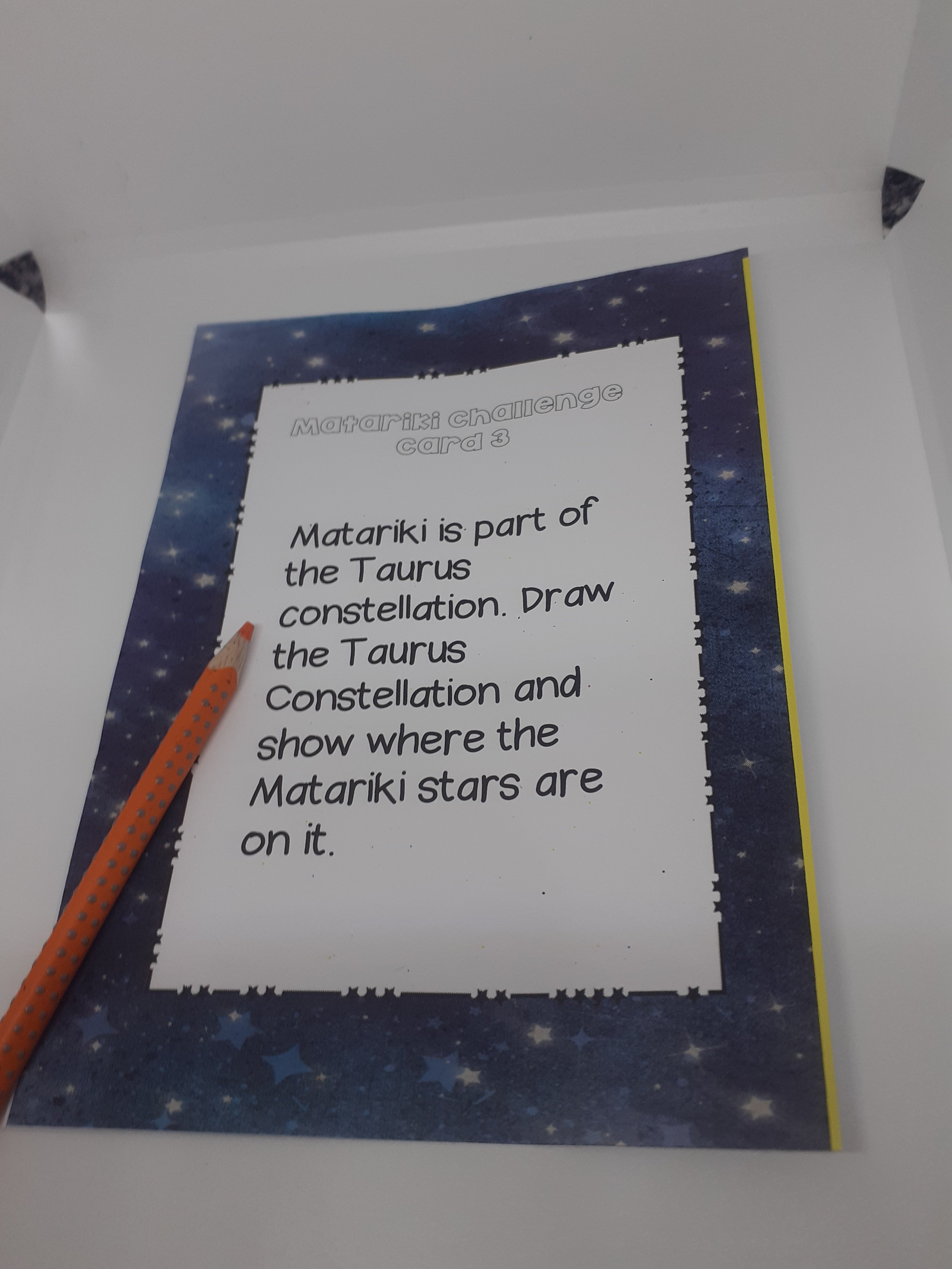 Matariki Challenge Cards – Montessorikiwi