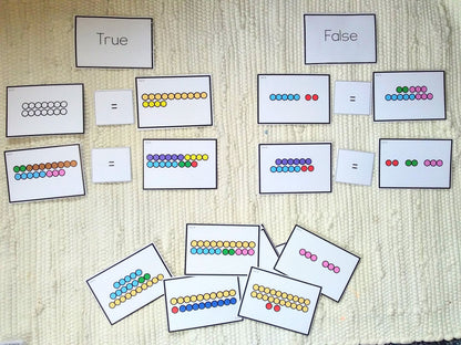 Montessori Inspired Balancing Equations - montessorikiwi