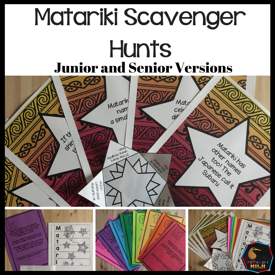 Matariki Scavenger Hunt - Junior and Senior Primary - montessorikiwi