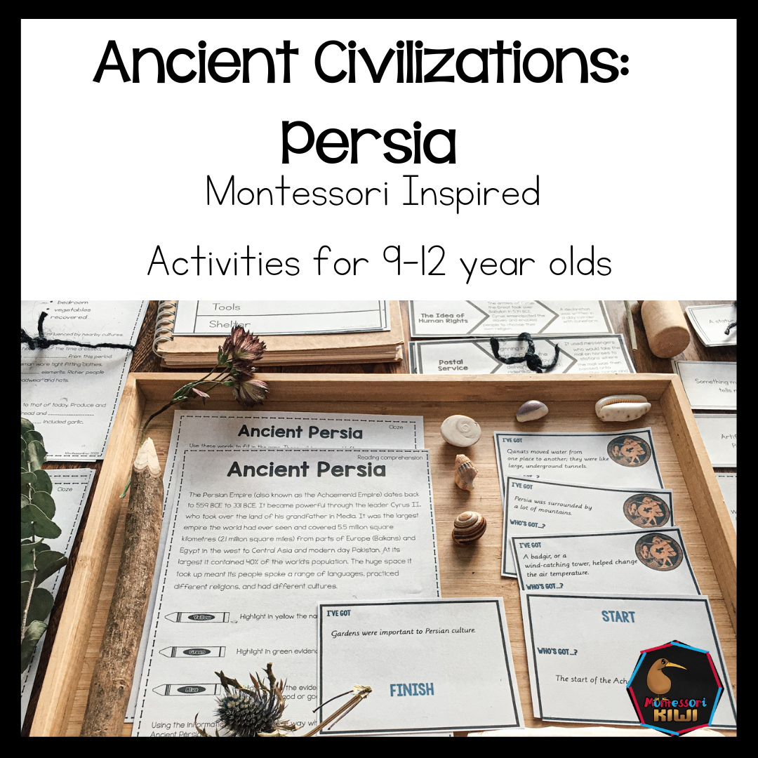 Ancient Persia Civilization work - montessorikiwi
