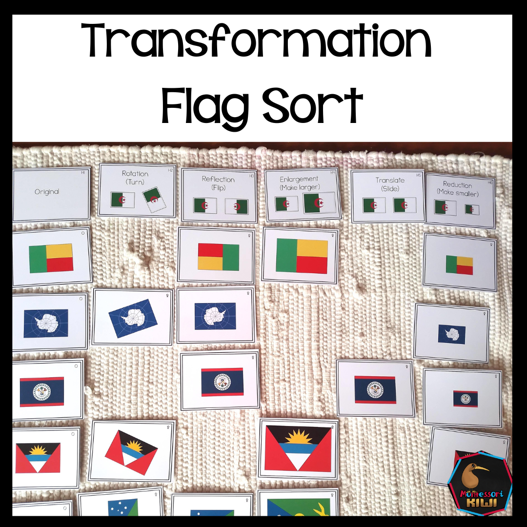 Transformation Sort (reflection, rotation, enlargement, reduction, tra ...