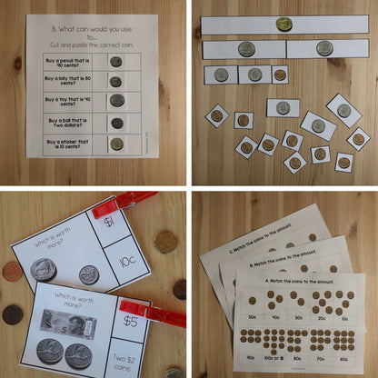 New Zealand Money mega Bundle Levels 1, 2, 3 - montessorikiwi