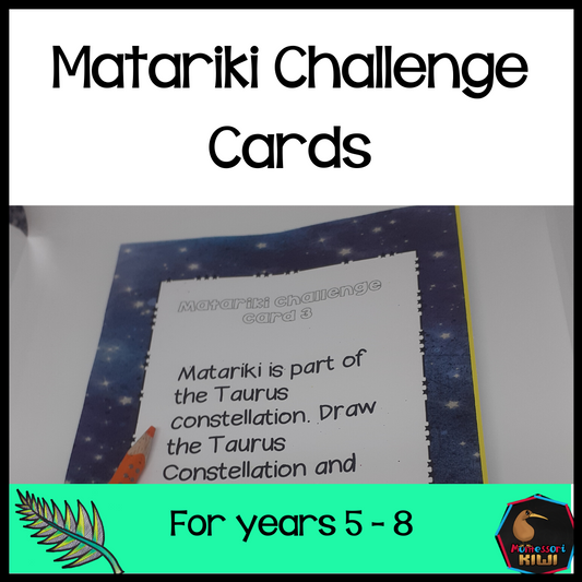 Matariki Challenge Cards - montessorikiwi