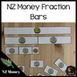 New Zealand Money Level 2 - NZ Money Fraction Bars - montessorikiwi