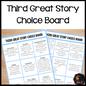 Third Great Story Choice Board (cosmic) - montessorikiwi