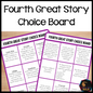 Fourth Great Story Choice Board (cosmic) - montessorikiwi