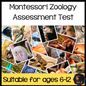 Zoology Test for Assessment - montessorikiwi