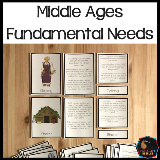 Fundamental Needs Medieval Period (cosmic) - montessorikiwi