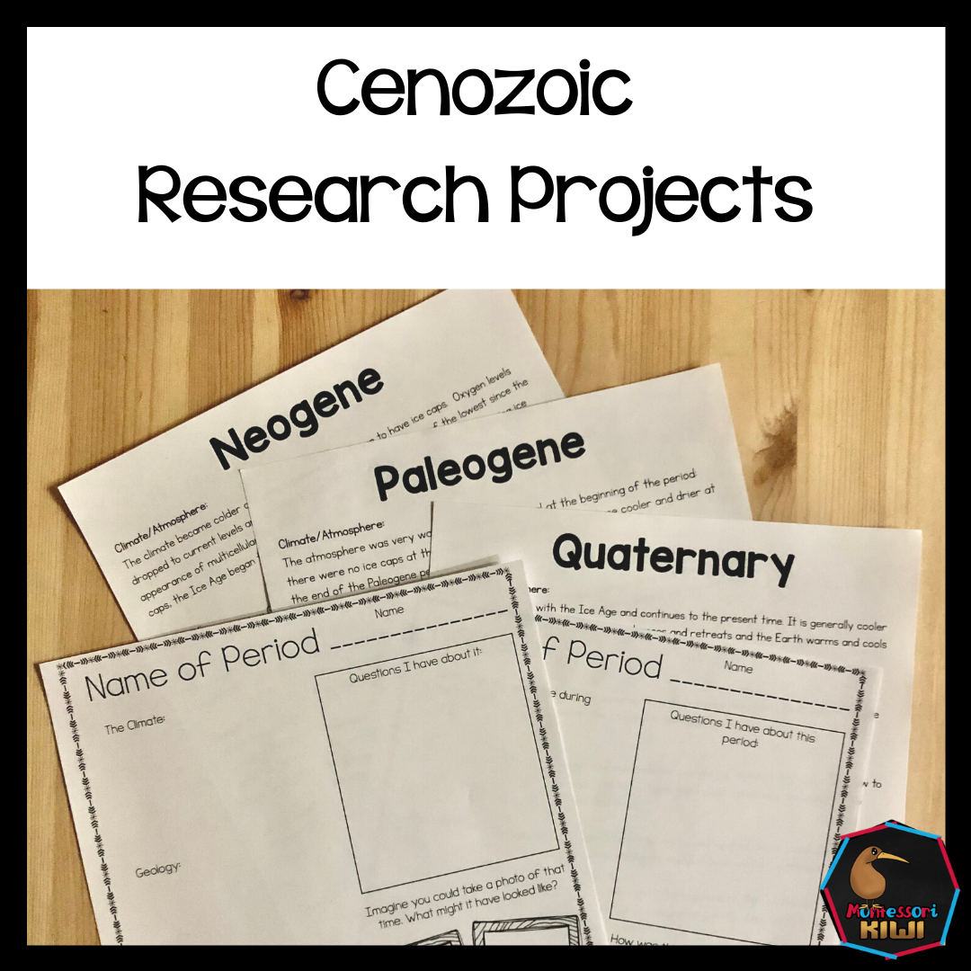 Cenozoic Research Projects (cosmic) - montessorikiwi
