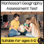 Geography Test for Assessment - montessorikiwi