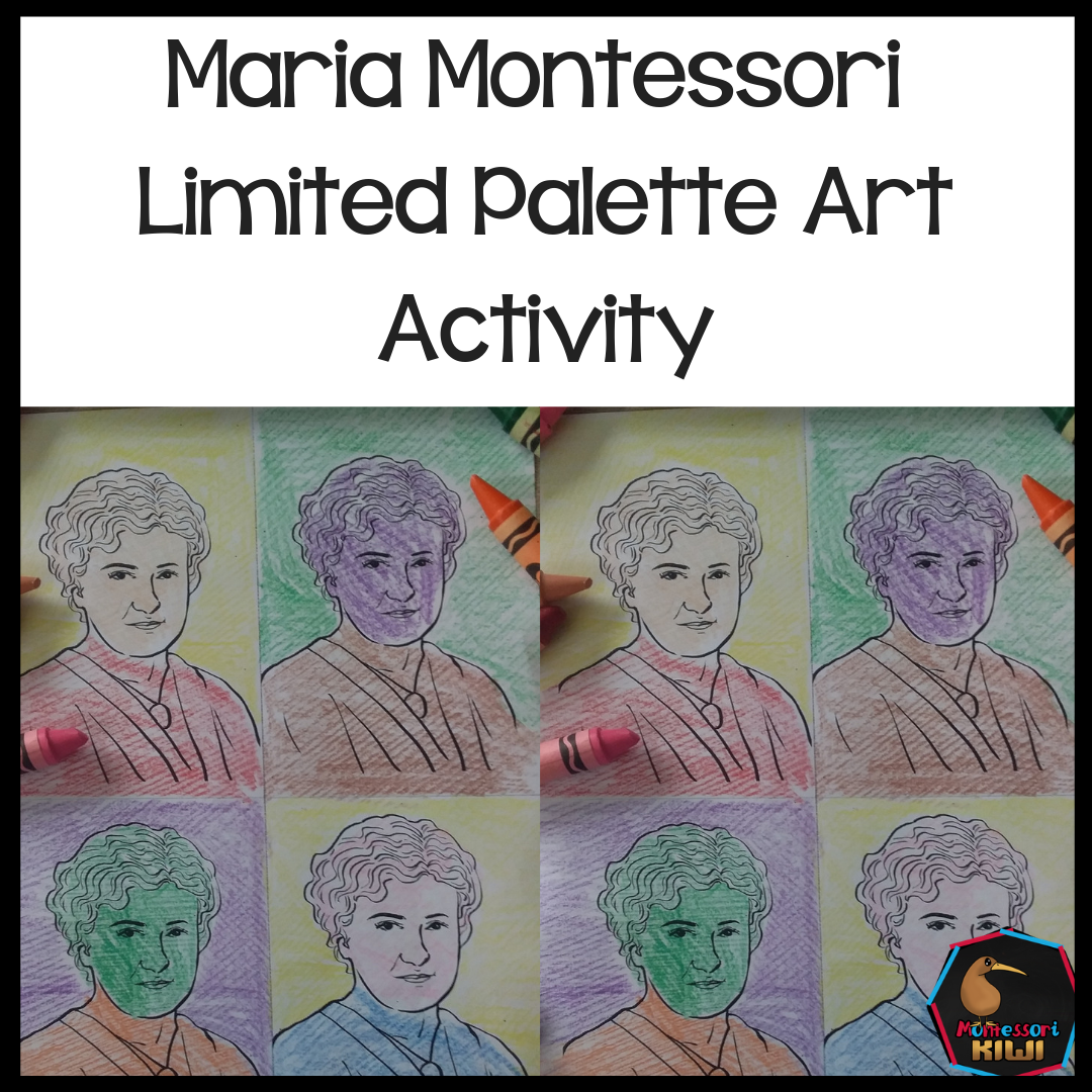 Maria Montessori "Pop Art" Activity - montessorikiwi