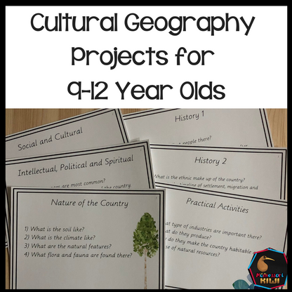 Cultural Geography Projects for 9-12 year olds - montessorikiwi