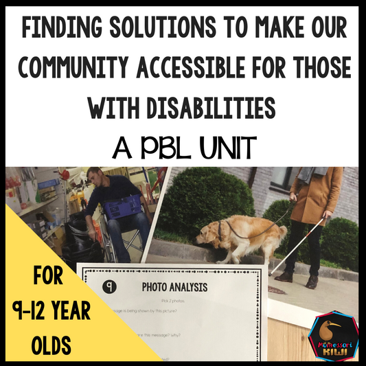 Accessiblity PBL Unit - montessorikiwi