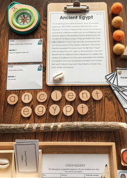 Ancient Egypt Civilization work - montessorikiwi