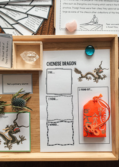 Ancient China Civilization work - montessorikiwi