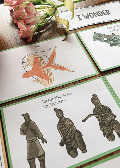 Ancient China Civilization work - montessorikiwi