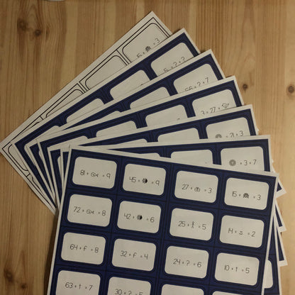 Alternative formats for Division - basic facts - montessorikiwi